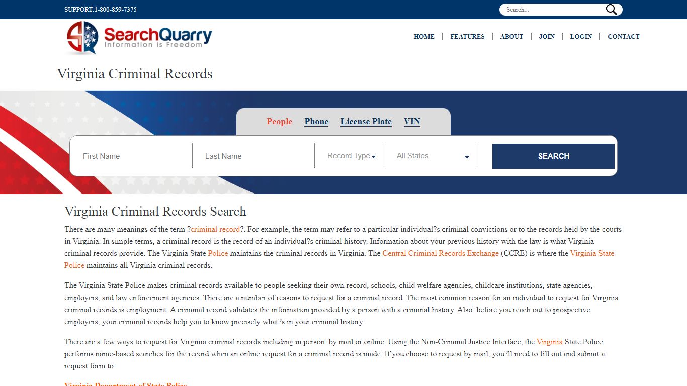 Free Virginia Criminal Records | Enter a Name & View Criminal Records